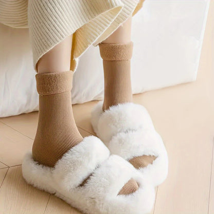 5/10/20 Pairs Women’s Winter Warm Socks — Thick Thermal Cashmere Wool Short Socks for Boots & Home