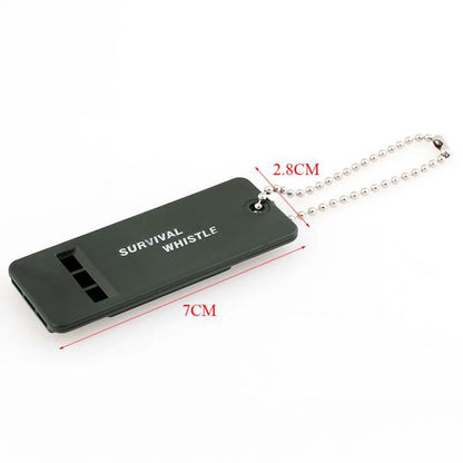 1–10PCS High Decibel Survival Whistle – 3-Frequency Outdoor Camping & Hiking Tool