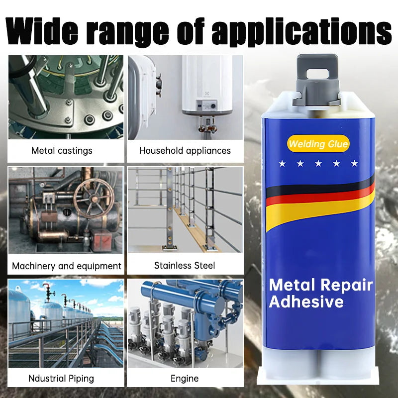 High Strength AB Glue – Cold Welding & Metal Repair Sealant for Plastic and Industrial Repairs