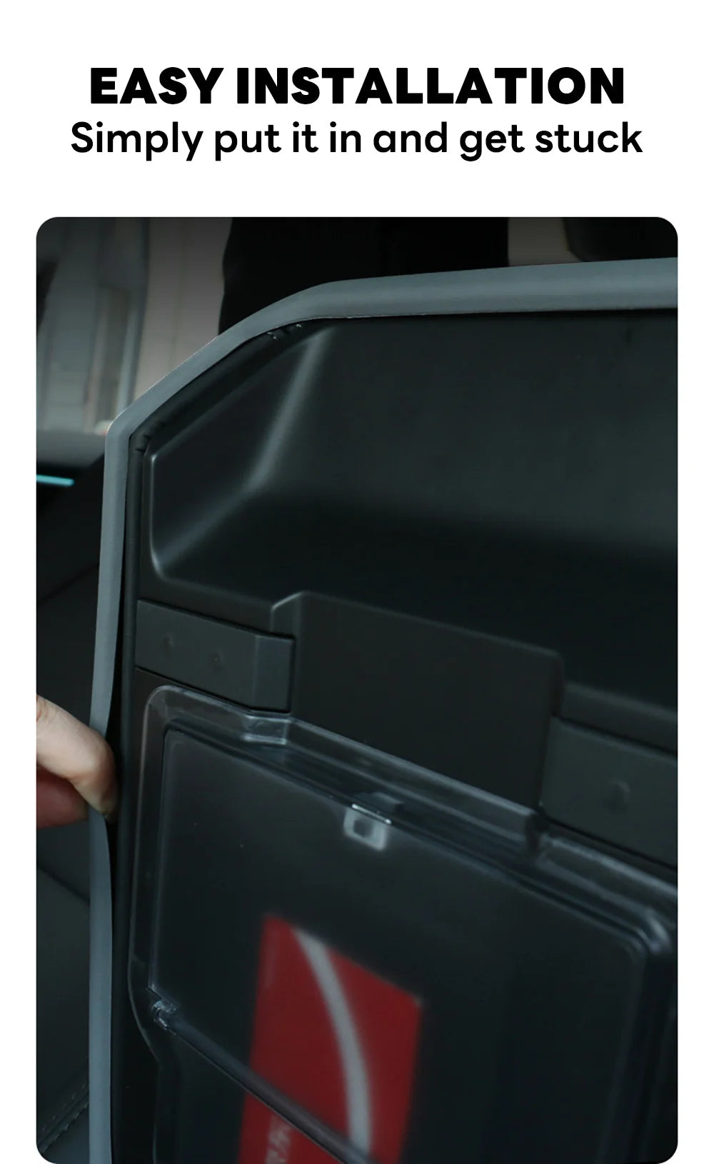TPE Soft Center Console Armrest Cover – Compatible with Tesla Model Y Launch 2025 & Model 3 Highland 2024 Accessories