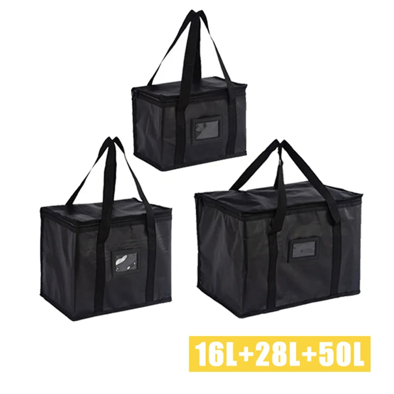70L Large Capacity Insulated Cooler Bag – Thermal Foil Lunch & Food Storage Tote, Portable Zip Picnic & Camping Bag for Hot & Cold Retention