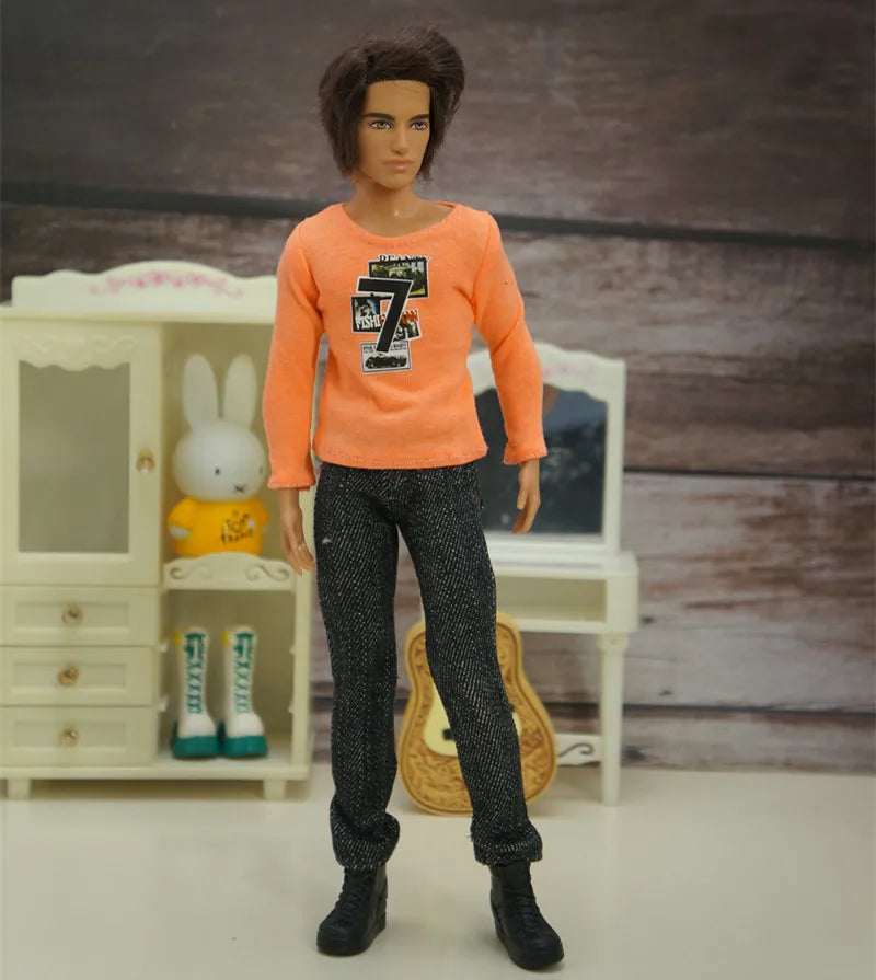 High-Quality 30cm Doll Dress — Clothes for Babi & Ken Dolls, Perfect Birthday & Christmas Gift for Girls