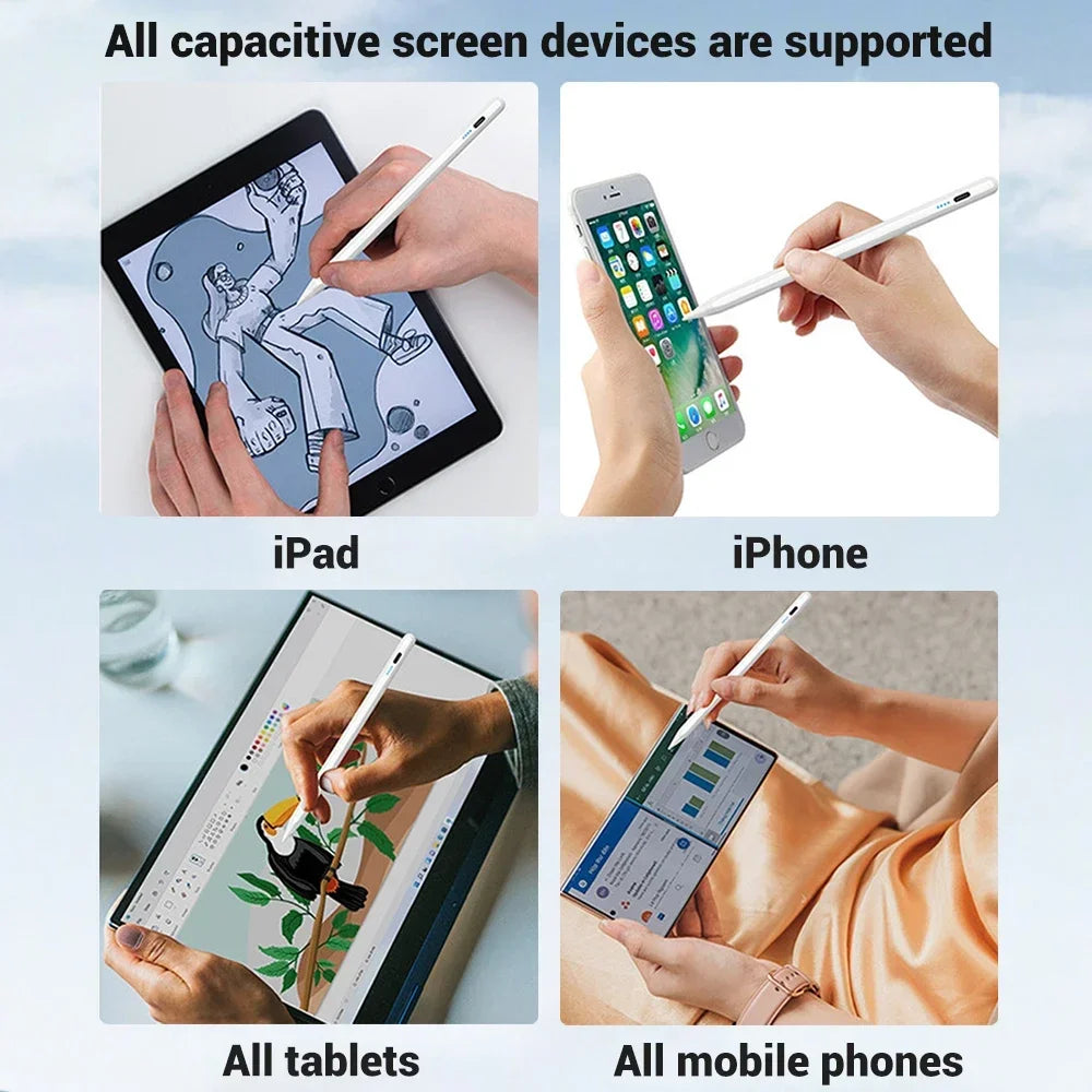 Universal Stylus Pen for Tablet – Touch Pen Compatible with iPad, Huawei, Lenovo, Samsung, Xiaomi, Redmi, Honor, Oppo, Vivo – Includes Protective Box