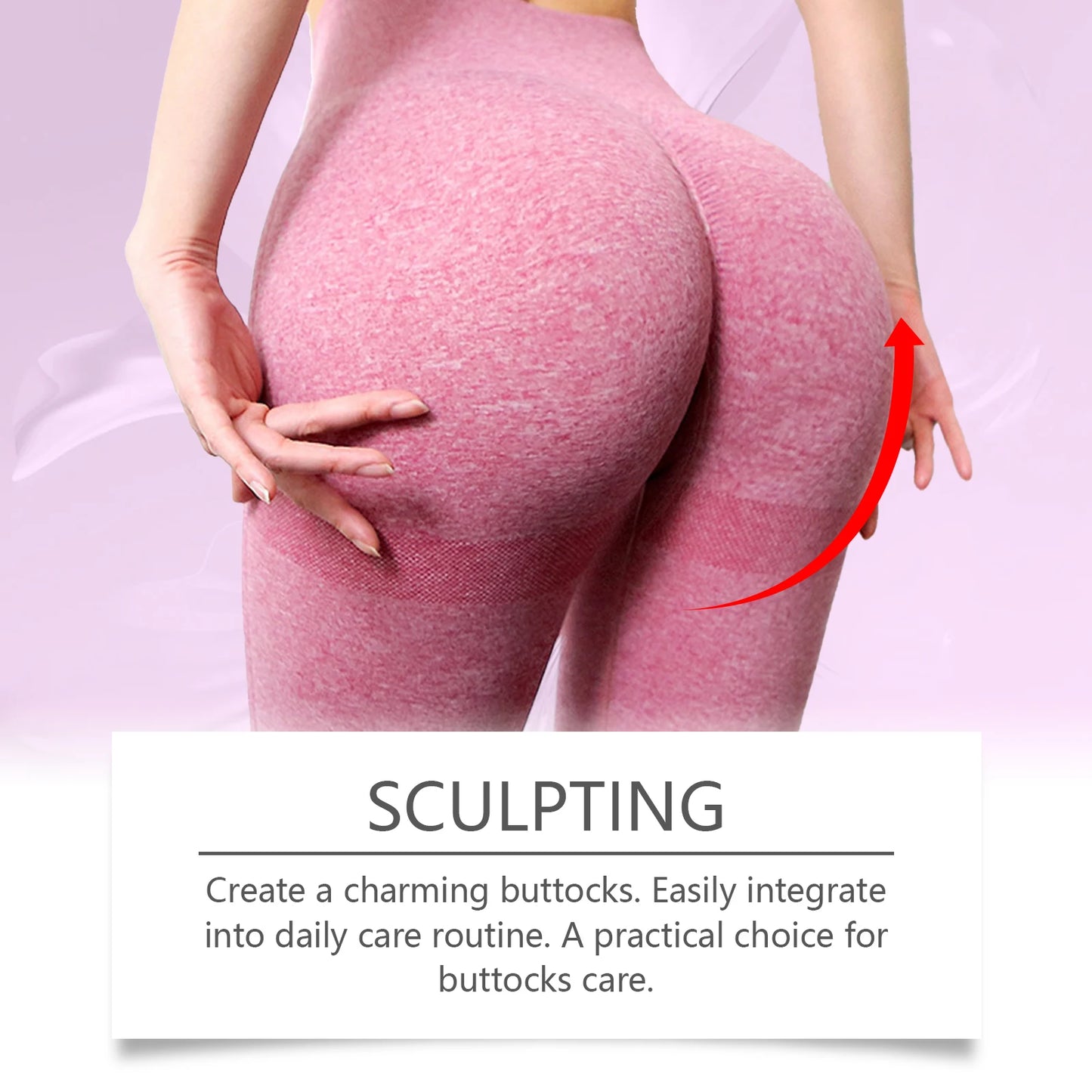 Hip Firming Cream – Skin Tightening & Lifting Body Care, Helps Improve Sagging, Firming Moisturizer for Smooth & Toned Silhouette
