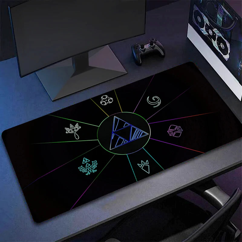 Legend of Zelda Gaming Mouse Pad - Natural Rubber Computer Mat for PC, Office and Gaming Setups