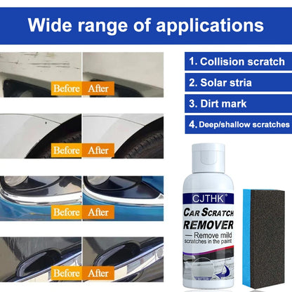 Car Scratch Remover - Auto Swirl Remover, Scratch Repair Polishing Tools, Body Grinding Compound, Anti-Scratch Wax Care