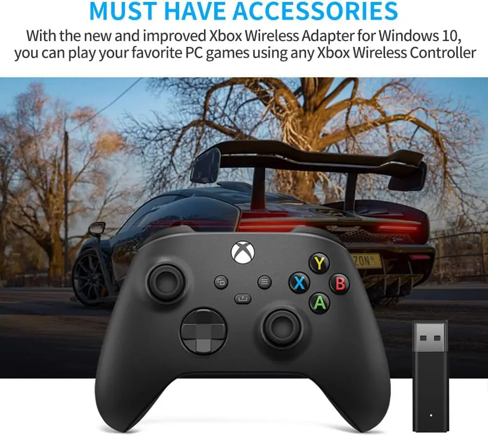 USB Wireless Adapter for Xbox One S/X/Elite & Windows PC – 1st & 2nd Gen Controller Receiver