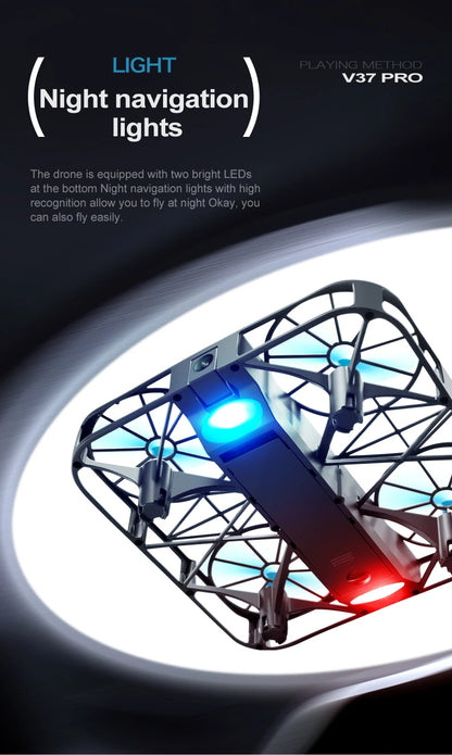 4DRC V37 Mini 8K Drone – Portable 4K HD WiFi FPV Quadcopter with Camera, RC Helicopter Toy & Family Gift