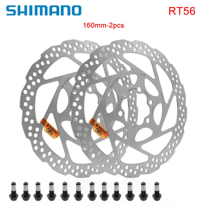 SHIMANO SM-RT56 Disc Brake Rotor 160mm/180mm – MTB & Road Bike Hydraulic Brake Disc for Mountain Bike Parts