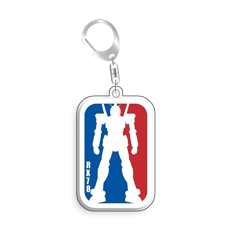 Gundam Freedom ZGMF-X10A Keychain - Recycled Acrylic Anime Backpack Pendant and Collectible Gift for Fans