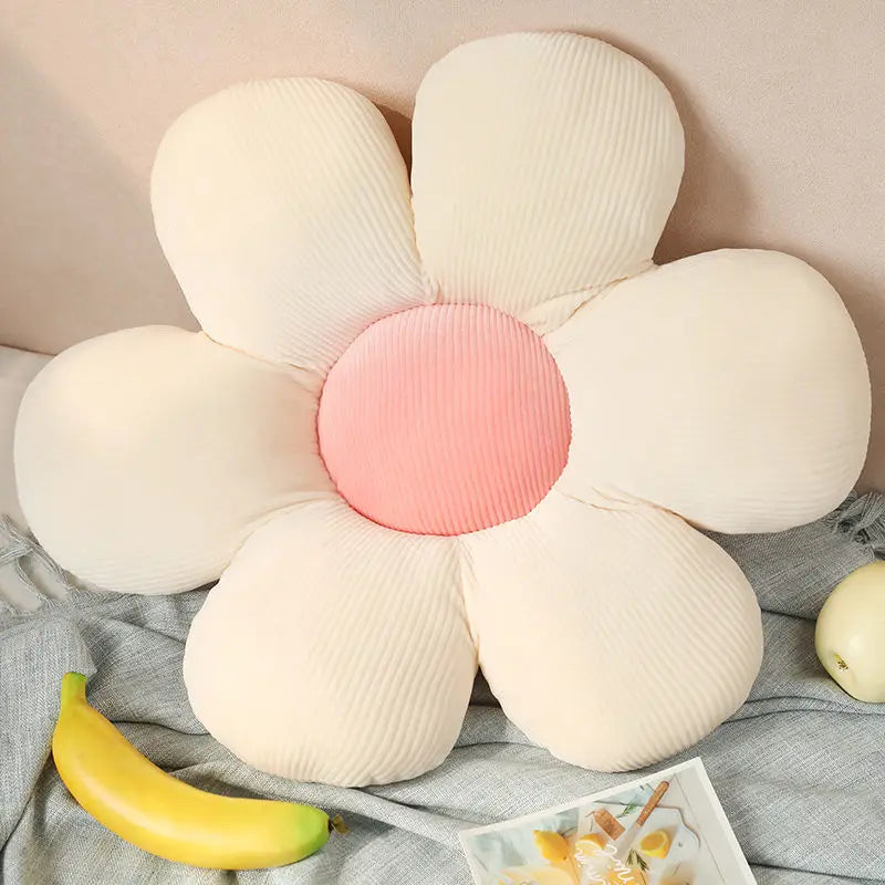 6 Styles Sunflower Pillow – Cute Daisy Cushions with Petals, 40cm, Perfect Birthday Gifts & Home Décor for Bedroom & Office