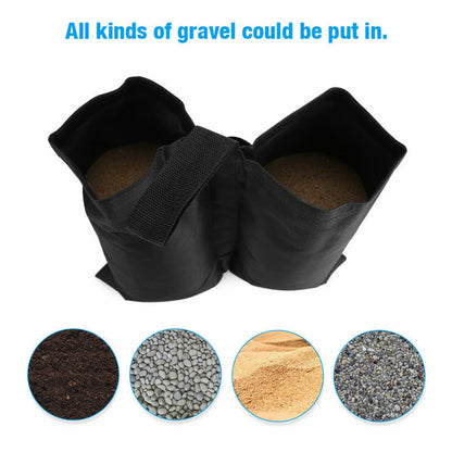 Outdoor Gazebo Foot Leg Weights: Camping Equipment Sand Bags for Marquee Waterproof Tent - Garden & Outdoor Accessories