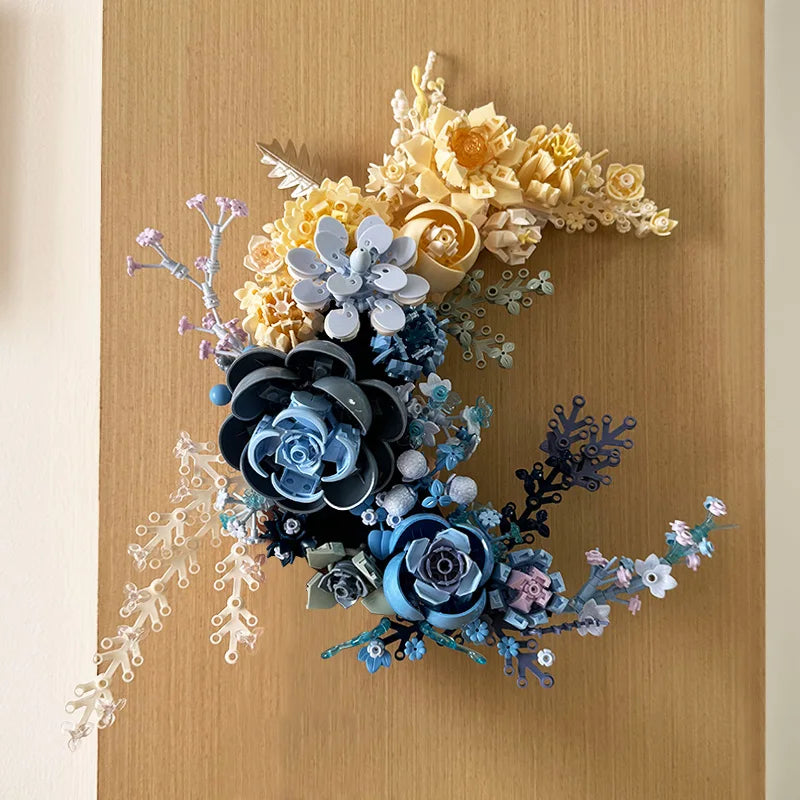 Creative Expert Eternal Moon Flowers Building Blocks – DIY Rose Bouquet Wall Decoration, Valentine’s Gift for Girls