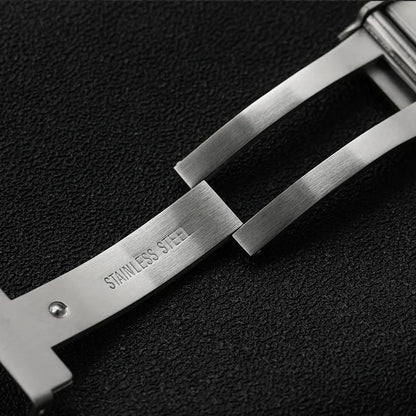 Watchdives Stainless Steel Watch Clasp – 16mm/18mm/20mm/22mm Folding Safety Milled Deployant Replacement Buckle