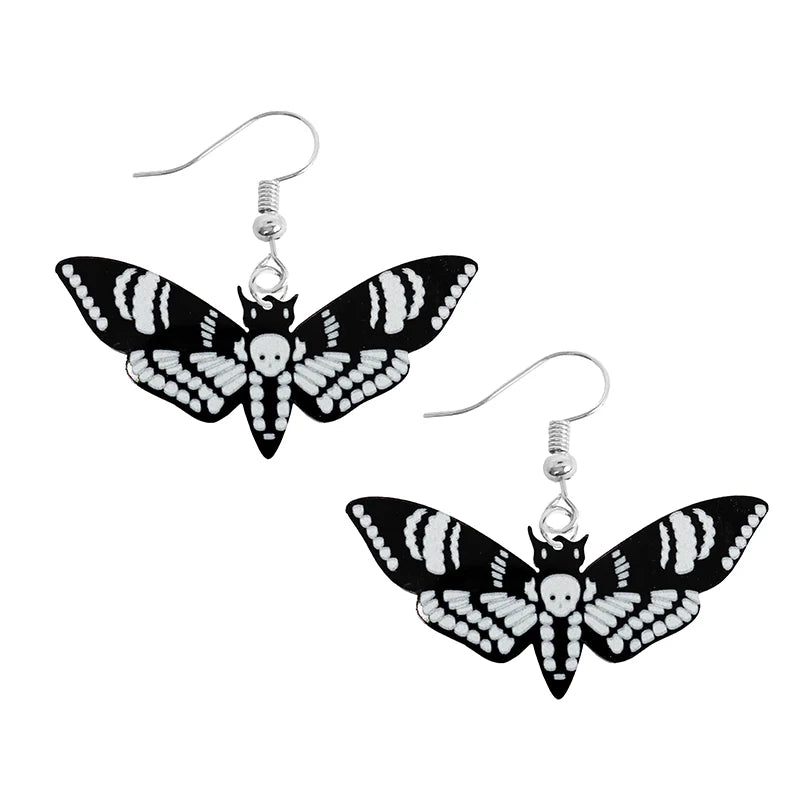 Cute Animal Acrylic Drop Earrings - Funny Custom Jewelry Gifts for Women & Girls with Rabbit, Parrot, Frog & Butterfly Designs