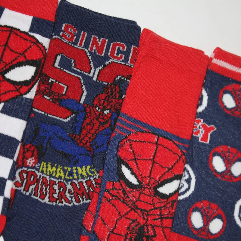 Kids Anime Crew Socks - 5 Pairs Kawaii Cartoon Socks for Boys and Girls Ages 2–9, Birthday and Christmas Gift