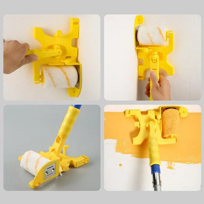 Professional Wall Paint Roller Set - Multifunctional Edger Painting Rolling Brush for Clean-cut Treatment Tools