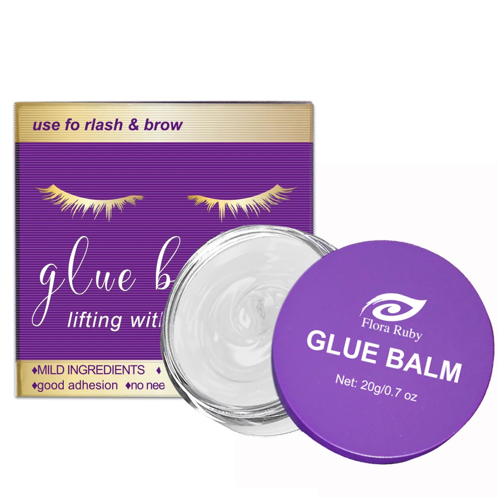 ICONSIGN Lash Glue Balm – Fast Fixing Eyelash & Brow Lifting, Waterproof Wax Beauty Makeup Tool