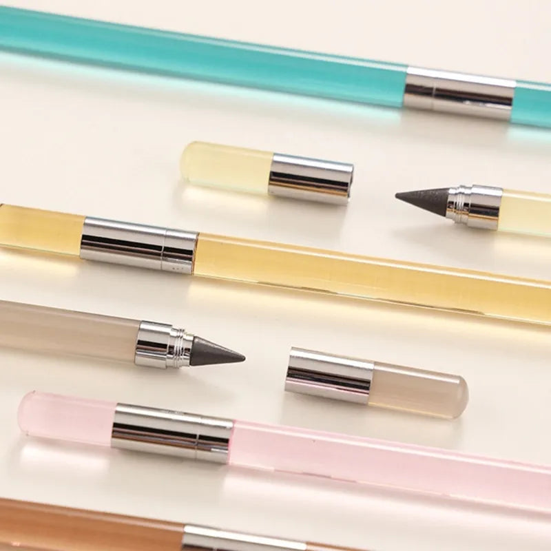 2 Pcs/Set Eternal HB Reusable Pencil - Unlimited Writing, Inkless Sketch Tool for Everlasting Writing Experience F19E