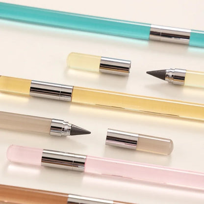 2 Pcs/Set Eternal HB Reusable Pencil - Unlimited Writing, Inkless Sketch Tool for Everlasting Writing Experience F19E