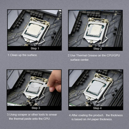 ZF-12 High-Quality CPU Thermal Paste — 12W Thermal Grease Silicone Paste for Processor Cooling