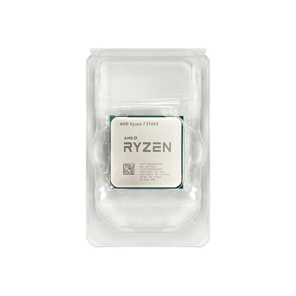 AMD Ryzen 7 5700X – 8-Core 16-Thread Desktop Gaming CPU, Up to 4.6GHz, Socket AM4