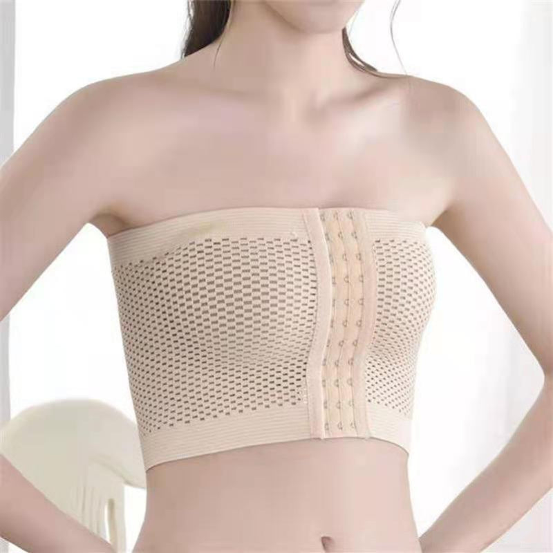 Breathable Strapless Chest Binder – Tube Top for Trans, Tomboy, Lesbian, Cosplay & Male Character Costumes