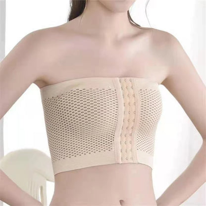 Breathable Strapless Chest Binder – Tube Top for Trans, Tomboy, Lesbian, Cosplay & Male Character Costumes