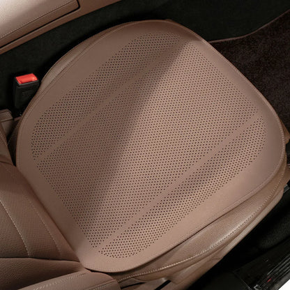 Universal Car Seat Cushion Cover - Four-Season Breathable Ventilated Half-Cover Seat Pad Set for Front or Rear Seats