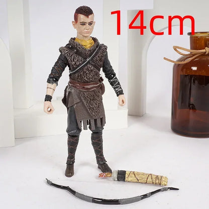 NECA God of War II Kratos 7-Inch Action Figure in Ares Armor with Blades - Classic Video Game Collectible Toy