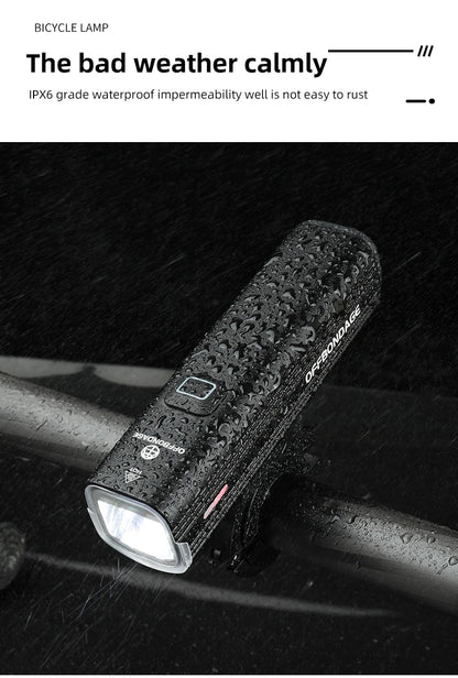 OFFBONDAGE 1000 Lumen Bicycle Light - USB Charging Bike Headlight & Power Bank | MTB & Road Highlight Flashlight for Handlebar
