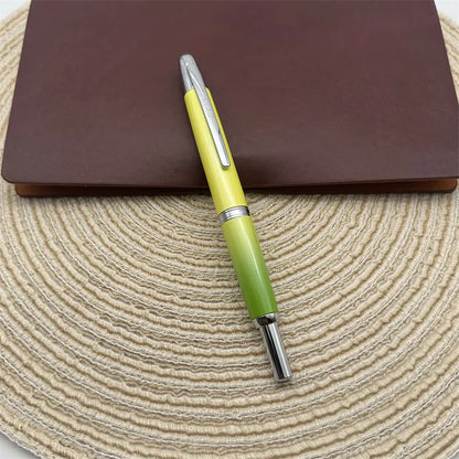 Jinhao 10 Limited Edition Gradient Fountain Pen — Retractable Press, EF/F Nib with Ink Converter, Writing Gift Pen