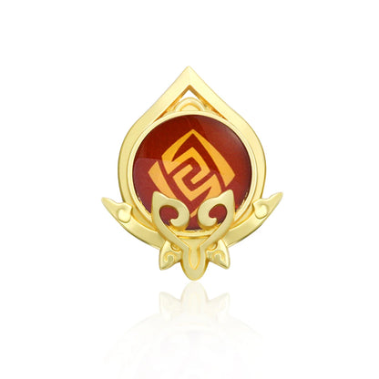 Genshin Impact Sumeru Vision Pins - Anime Character Element Badge Lapel Brooch Collectible Accessories