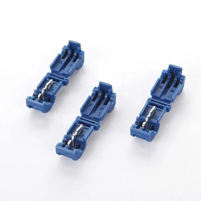 20/40PCS Quick Electrical Cable Connectors | Snap Splice Lock Wire Terminals for Motorcycles & Ham Radio