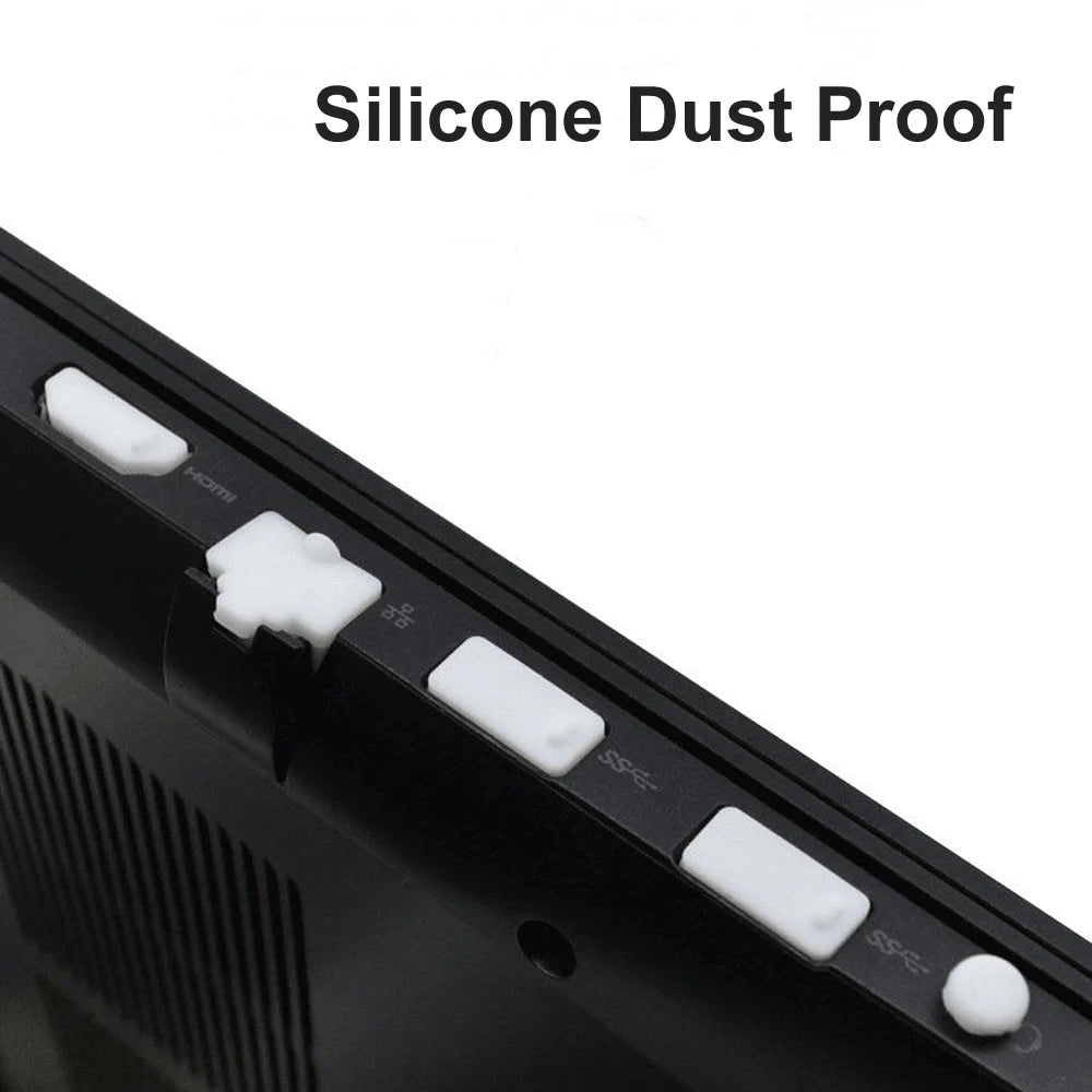 Colorful Silicone Anti-Dust Plugs - Universal Notebook & Laptop Dustproof Stoppers, USB & Computer Interface Waterproof Covers