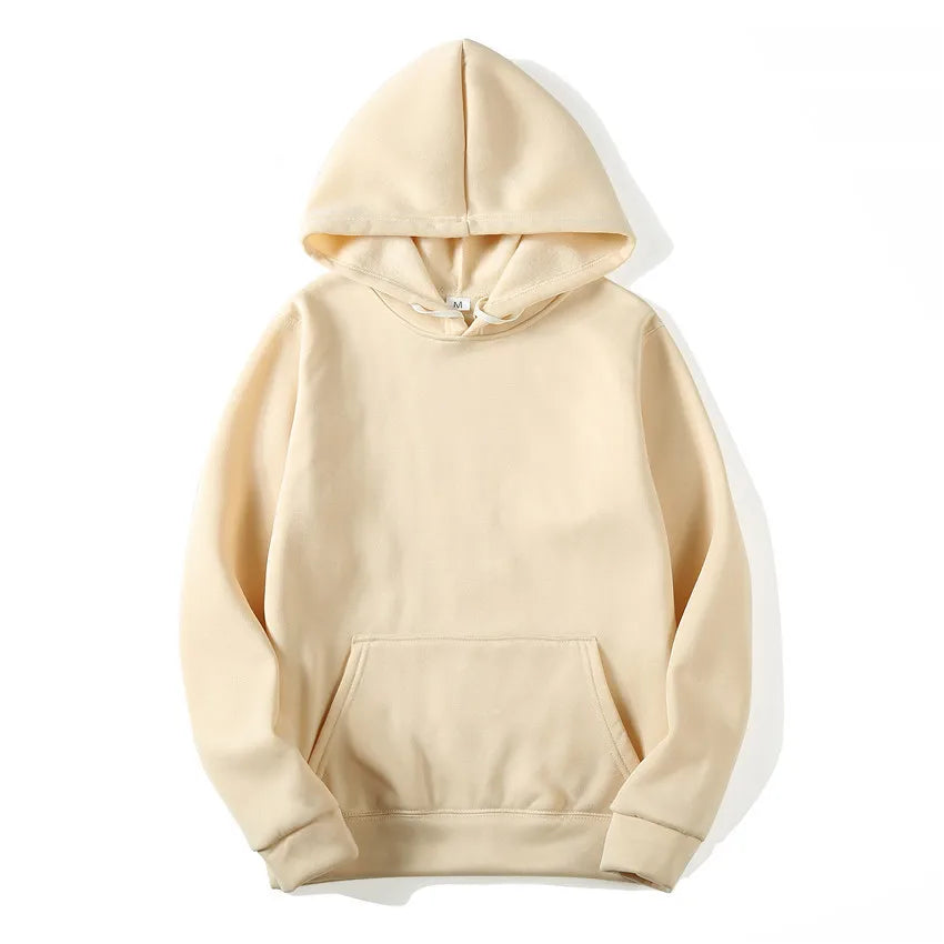 Fashion Men's & Women's Hoodies – Casual Solid Color Sweatshirts for Spring, Autumn, Winter