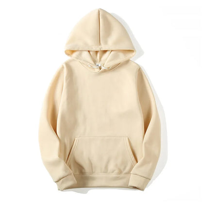 Fashion Men's & Women's Hoodies – Casual Solid Color Sweatshirts for Spring, Autumn, Winter
