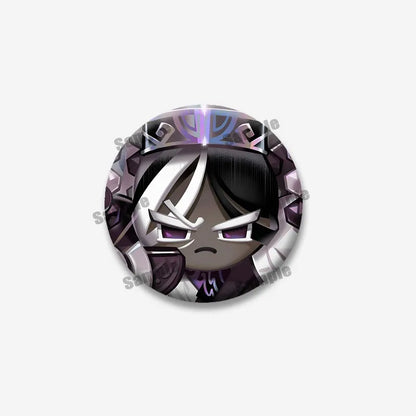Cookie Run Kingdom Shadow & Milk Button Brooch – Cute Cartoon Enamel Pin for Bags, Clothing & DIY Accessories