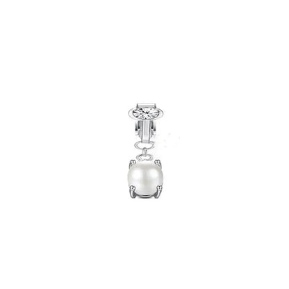 Faux Belly Ring - Non-Piercing Clip-On Navel Button Body Jewelry Belly Piercing Accessory