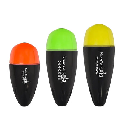 TAIYU Luminous Fishing Float Set – High Sensitivity Red & Green Adjustable Waterproof Electronic Bobbers