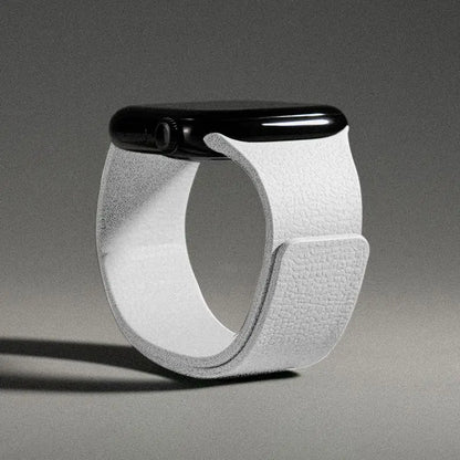 Silicone Magnetic Strap for Apple Watch - Adjustable Band for 49mm/46mm/45mm/44mm/42mm/41mm/40mm Series Ultra, SE & More