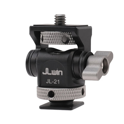FOTGA Cold Shoe Monitor Mount Bracket – Universal QR Plate for DSLR/SLR Camera, Monitor, and Speedlite, 3KG Payload