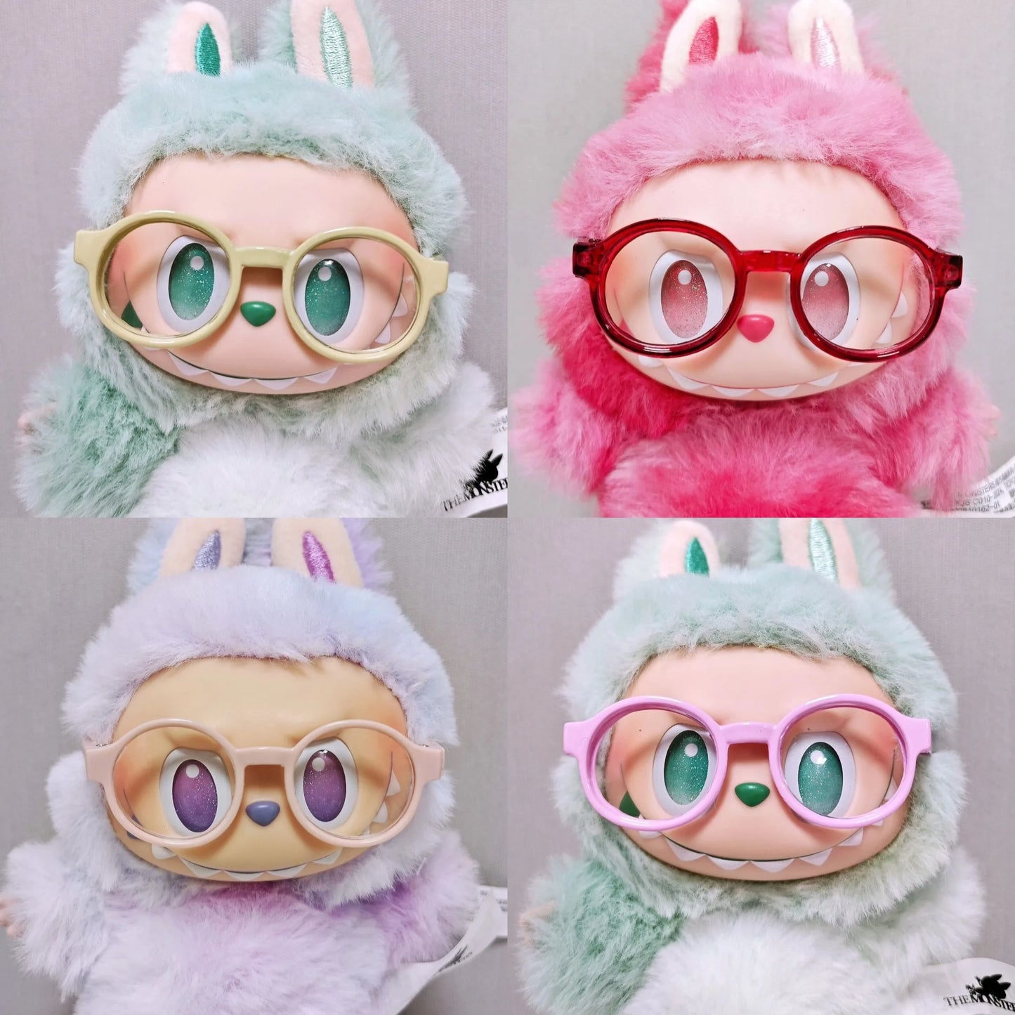 Labubu Doll Glasses – Cute Plastic Accessory for 10/15cm Cotton & Ropa Dolls