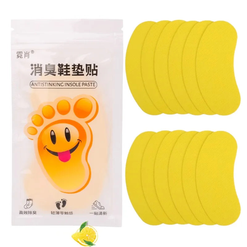 Portable Shoe Deodorizing Insole Stickers 12-240PCS - Sweat-Absorbing Foot Odor Removal Inserts