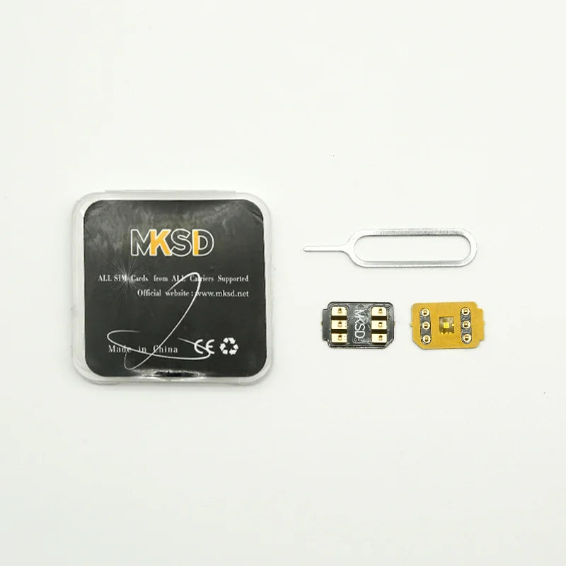 MKSD Ultra V5.5 Unlocking Card Stickers – Compatible with iPhone 6-13 Series (Black & Blue Options)