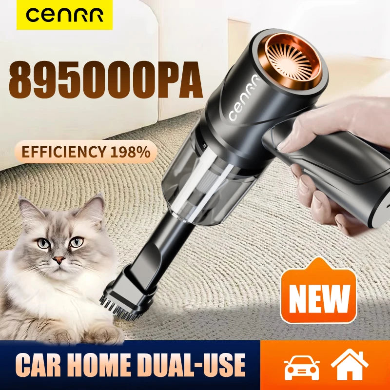 CENRR 895000PA Car Vacuum Cleaner - Cordless Powerful Handheld Portable Wireless Auto Cleaning Machine