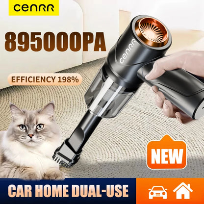 CENRR 895000PA Car Vacuum Cleaner - Cordless Powerful Handheld Portable Wireless Auto Cleaning Machine