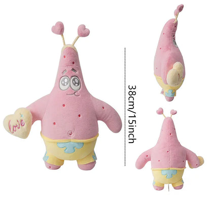 Anime Spongebob SquarePants Plush Toys – Patrick, Squidward, Mr. Krabs & Gary Stuffed Cartoon Toys, Birthday Gift for Kids