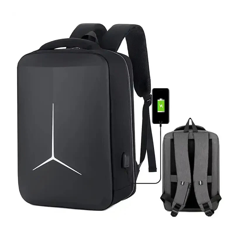 Anti-Theft Waterproof EVA Laptop Backpack – Hard Shell Travel Bag for Business, Motorcycle & Everyday Use