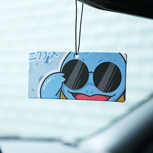 Pokemon Car Fragrance Tablets – Kawaii Anime Pikachu, Psyduck & Squirtle Pendant for Kids